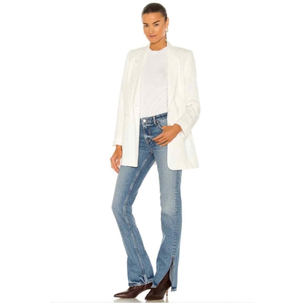 GRLFRND Hailey Split Hem Low rise Bootcut Jeans size 28